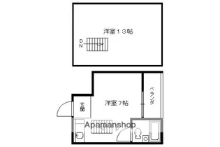 ポーシェ五条【2階】の間取り