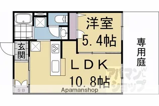 ポニーハイツ【102号室】の間取り