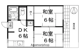 ポニーハイツ【105号室】の間取り