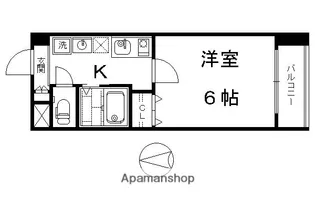 カスタリア京都西七条【809号室】の間取り