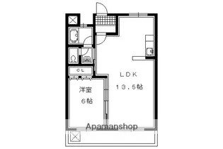 日野ハイツ【301号室】の間取り
