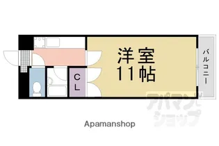 第8パールハイツ安井【303号室】の間取り