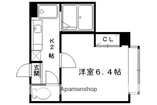 グランドメゾン坊ちゃん【205号室】の間取り