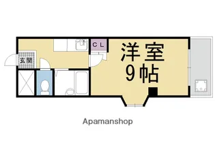 メゾンセザンヌ【4階】の間取り