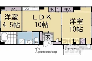 メゾンドナカジマ【501号室】の間取り