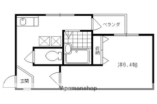 CARL VILLA【203号室】の間取り