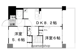エステムプラザ京都河原町通【3階】の間取り