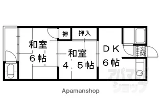 チトセ荘【101号室】の間取り