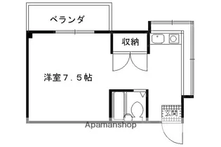 ヴィラ東海今熊野【206号室】の間取り