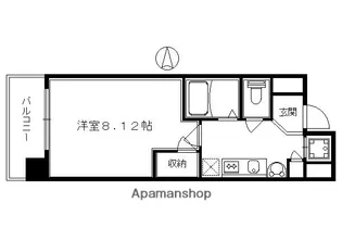 プロスペクト河原町五条【1201号室】の間取り