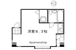 1Rの間取り画像