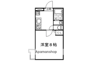 アークリード五条堀川【1階】の間取り
