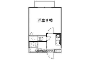 アークリード五条堀川【1階】の間取り