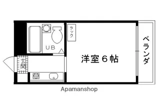 ブッダシュド【4階】の間取り
