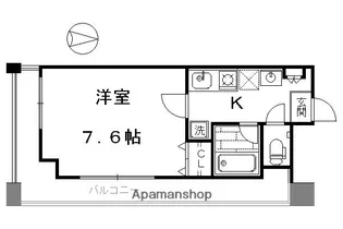 1Kの間取り画像
