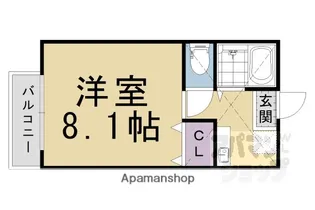 スプラウト【201号室】の間取り