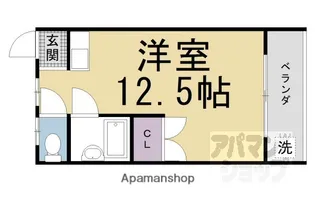 ヴィーヴル藤の森【2-D号室】の間取り