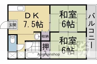 エクセル河村【303号室】の間取り
