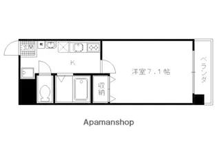 エグゼレジデンス羅城門【2階】の間取り