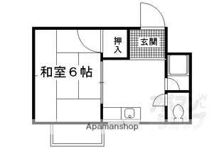 マンション皆栄【203号室】の間取り