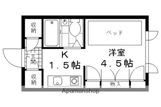 シャトードボニータ【412号室】の間取り