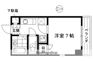 中井マンション新烏丸【5階】の間取り