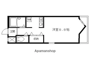 ジュネス堀川【4階】の間取り
