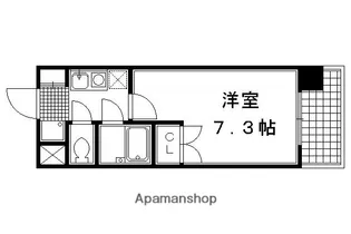 サンシティ四条西洞院【310号室】の間取り