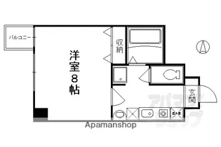 BELLE・FORME平安【502号室】の間取り