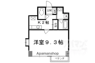 K’S CUBE東山【3階】の間取り