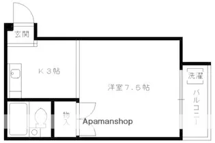 ピアシティー司【203号室】の間取り
