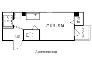 RUFF京町【1階】の間取り