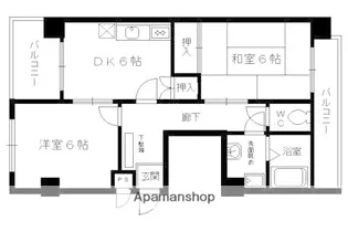グレース西大路【5階】の間取り