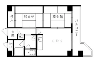 ロイヤル現代【2階】の間取り