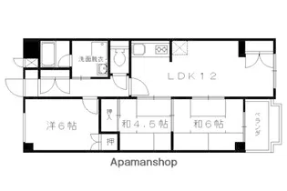 コーポ車道【606号室】の間取り