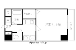 カンタル中書島【101号室】の間取り