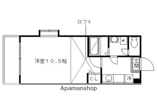 メゾン・チェリーイースト【4階】の間取り