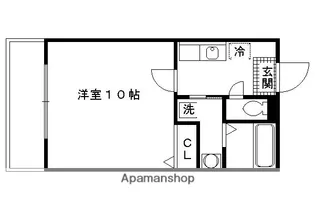 メゾン・チェリーイースト【4D号室】の間取り