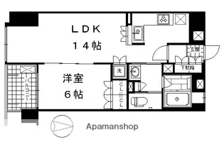リーガル京都堀川五条通り【2階】の間取り