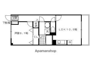 FUMMY COO【206号室】の間取り