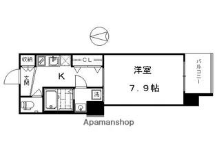 【分譲】レジデンス京都ゲートシティ【2階】の間取り
