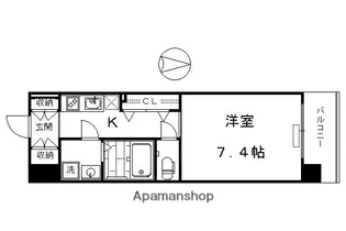 【分譲】レジデンス京都ゲートシティ【3階】の間取り