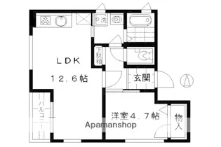 京洛舎 二人司【1階】の間取り