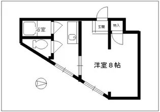 ジュネス東條【301号室】の間取り