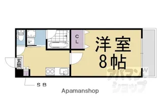 ZEN烏丸五条【3階】の間取り