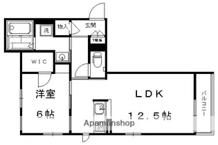 SHANGRIーLA 八重【201号室】の間取り