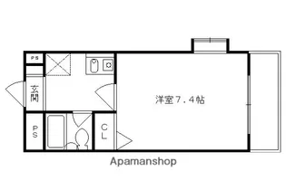 プレスト桃山【407号室】の間取り