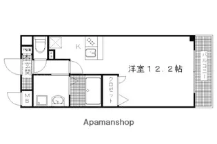エスリード西小路御池【402号室】の間取り