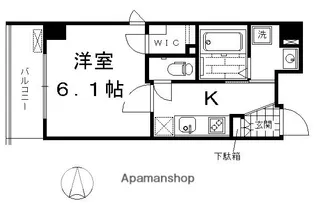 アスヴェル京都西七条【7階】の間取り