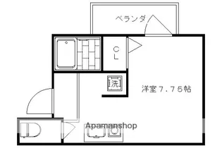 REGIA壬生下溝【301号室】の間取り